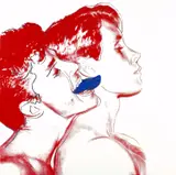Querelle (F. & S. III A.27) by Andy Warhol, 1982, Unique screenprint in colors, on Lenox Museum Board, the full sheet, sold Oct 2021