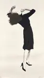 Robert Longo, Ellen, from Men in the Cities, 1999, Lithograph, on Arches paper, with full margins