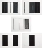 Brice Marden, Five Threes (L. 28), 1976-1977, The complete set of five etchings and aquatint in colors, on Stonehenge paper, with full margins