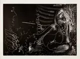 Pablo Picasso, Peintre et modèle (Painter and Model) (Bl. 1372, Ba. 1393), 1966, Etching and aquatint, on Rives BFK paper, with full margins