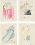 Our Historical Heritage (M. & L. 752-762) by Salvador Dalí, 1975, The complete set of 11 etchings with stencil hand-coloring, on Arches paper, with full margins, loose (as issued), with , sold Oct 2021