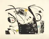 Joan Miró, Série Mallorca (Mallorca Series): plate 9 (D. 619, see C. bks 177), 1973, Etching and aquatint in colors, on wove paper, with full margins