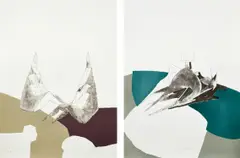 R.A. Lynn Chadwick, Ladies; and Hommage à Picasso (F. & C. L23; and L27), 1971, Two lithographs in colors, on Rives BFK, the full sheets