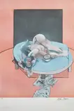 Studies of the Human Body (S. 34) by Francis Bacon, 1979, Offset lithograph in colors, on wove paper, the full sheet, sold Oct 2021