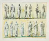 Henry Moore, Standing Figures (C. 9)
