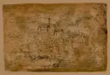 Les Cerfs (The Deer) (Å 76) by Zao Wou-ki, 1952, Lithograph in colors, on Arches paper, with full margins, offered Oct 2021