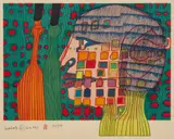 Friedensreich Hundertwasser, Die Schatten der Sterne (Shadow of the Stars) (K. 30)