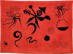 Alexander Calder, Araignée (Spider), 1953, Wool rug/tapestry in colors