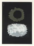 Black Field (A.A.A. 74) by Adolph Gottlieb, 1972, Screenprint in colors, on wove paper, with full margins, sold Oct 2021