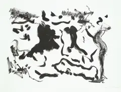 Untitled by Willem de Kooning, 1981, Lithograph, on wove paper, with full margins, sold Oct 2021