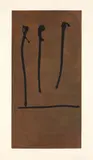 Robert Motherwell, Untitled (E. & B. 138), 1973, Etching and aquatint in colors, on Arches Cover paper, with full margins