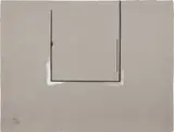 Robert Motherwell, Gray Open with White Paint (E. & B. 279), 1981, Etching and pochoir in black and white, on gray Auvergne à la Main Richard de Bas handmade paper, the full sheet