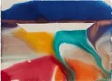 Phenomena Prism Basin by Paul Jenkins, 1984, Watercolor painting on heavy wove paper, sold Oct 2021