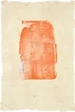 Helen Frankenthaler, I Need Yellow (in Orange) (see H. 40), 1973-76, Unique lithograph in colors with hand-coloring, on Nepalese handmade paper, with full margins