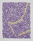 Gego, Acumulación, 1991, Screenprint in colors, on grey cardboard, with full margins