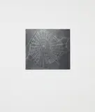 Vija Celmins, Untitled (Web 1), from MOCA portfolio (R. p. 54), 2001, Mezzotint in grey, on Hahnemühle Copperplate paper, with full margins