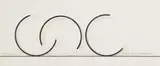 Bernar Venet, Position of Three Major Arcs of 242.5° Each