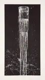 Pat Steir, Long Vertical Falls #1, 1991, Aquatint, on wove paper, with full margins