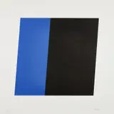 Ellsworth Kelly, Blue/Black (G. 236, A. 67)