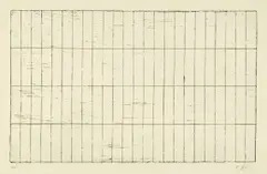 Grid I (L. 17) by Brice Marden, 1971, Etching, on Arches paper, with full margins, sold Oct 2021