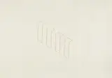 Fred Sandback, Lithograph (J. 108), 1984, Lithograph in brown, on Japanese paper, with full margins