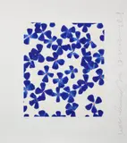 Wallflower 1, from Wallflowers by Donald Sultan, 2008, Screenprint in colors, on wove paper, with full margins, sold Oct 2021