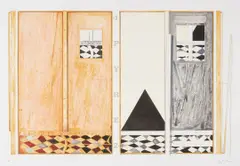 Jasper Johns, Pyre 1 and 2, 2005, Intaglio in colors, on Kupferdruck white etching paper, with full margins