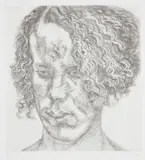Lucian Freud, Girl with Fuzzy Hair (F. 63), 2004, Etching, on Somerset paper, with full margins