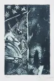 Jasper Johns, Summer (Blue) (ULAE 254), 1985-1991, Lithograph in colors, on pale blue J. Whatman paper, with full margins