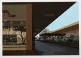 Richard Estes, Lakewood Mall, from Urban Landscapes No. 3 (A. p. 123), 1981, Screenprint in colors, on Fabriano Cottone paper, with full margins