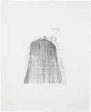 Wayne Thiebaud, Mountain Cloud, 1998, Etching, on wove paper, with full margins