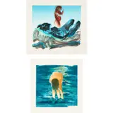 Eric Fischl, Untitled (Boy in Blue Water), from Brooklyn Academy of Music Portfolio II; and Untitled