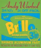 Exhibition poster for Andy Warhol: Pasadena Art Museum - Brillo by Andy Warhol, 1970, Screenprint in colors, on wove paper, the full sheet, sold Oct 2021