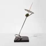 Claes Oldenburg, Tilting Neon Cocktail (P. 21), 1983, Stainless steel, cast aluminum, acrylic paint, Plexiglas multiple