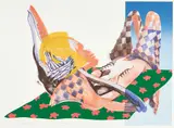 Christina Quarles, Lazing on a Sunny Afternoon, 2019, Lithograph in colors, on heavy wove paper, with full margins