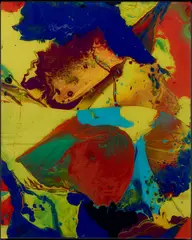 Bagdad (P10) by Gerhard Richter, 2014, Diasec-mounted chromogenic print in colors, flush-mounted to aluminum with a metal strainer on the reverse (as issued), sold Oct 2021