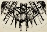 Bruce Nauman, T.V. Clown (C. 55), 1988, Lithograph, on Transpagra paper, with full margins