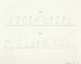 Bruce Nauman, Verso Recto (G. 1703), 1996, Etching, on Lana Gravure paper, with full margins