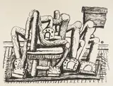 Philip Guston, Room (G. 870, S. 22), 1980, Lithograph, on Arches Cover paper, with full margins