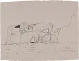 Philip Guston, Sea (G. 869, S. 26), 1980, Lithograph, on HMP Köller handmade paper, the full sheet