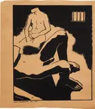 David Wojnarowicz, Jean Genêt Masturbating in Metteray Prison