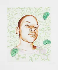 Kid Ike by Kehinde Wiley, 2006, Pigment print in colors, on Somerset paper, with full margins, sold Oct 2021