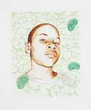 Kehinde Wiley, Kid Ike, 2006, Pigment print in colors, on Somerset paper, with full margins