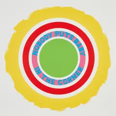 Deborah Kass, Nobody Puts Baby in the Corner, 2009, Screenprint in colors, on Museum Board, with full margins