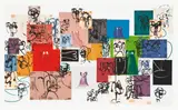 George Condo, Paper Faces (R. p. 189), 2000, Screenprint in colours, on wove paper, with full margins