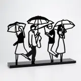 Julian Opie, Summer Rain 2, from Summer Rain