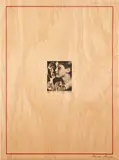 Barbara Kruger, Untitled (Reach out and Touch Someone), from Brooklyn Academy of Music Portfolio II, 1989, Screenprint in black and red, on Anga wood veneer mounted to Whatman paper (as issued), the full sheet