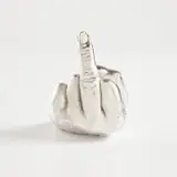 Ai Weiwei, Artist's Hand, 2017, Cast urethane resin multiple with electroplated rhodium, contained in the original cardboard presentation box