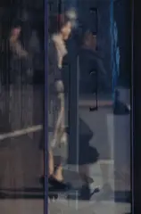 Walking by Saul Leiter, 1956, Chromogenic print, printed later, offered Apr 2021