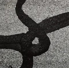 Westport 10 by Aaron Siskind, 1988, Oversized gelatin silver print, printed 1990, offered Apr 2021